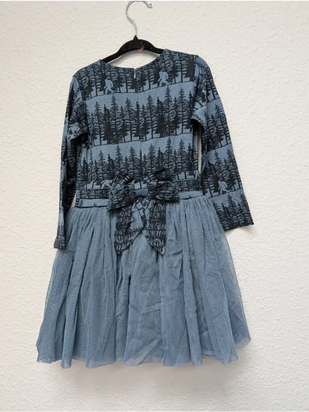 Kate Quinn Bamboo Blue Sasquatch PNW Tulle Dress 3T Bigfoot Ballet Bow